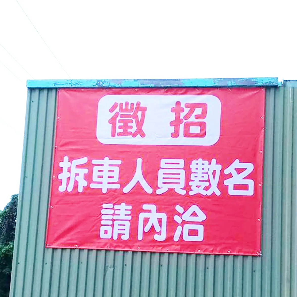 帆布/紅布條 — 8