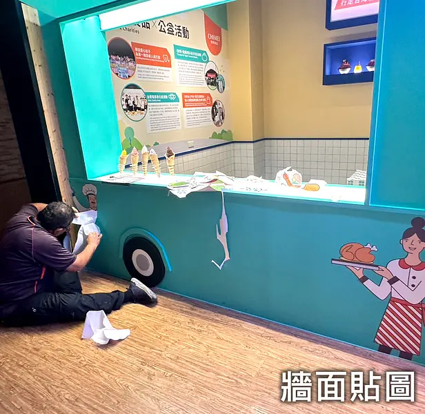 牆面貼圖